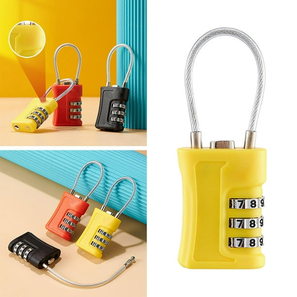 Serrure à bagages Cadenas à bagages Serrure numérique réinitialisable