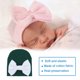 thumbnail image 2 of Minnieouse Gorros de bebé con lazo, gorros para recién nacidos, regalos de cumpleaños, accesorios cómodos para niños pequeños, suministros de Sombreros green2 nudo blanco Minnieouse AP009361-33B, 2 of 5