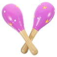 thumbnail image 1 of 1 par de maracas de madera para bebé, instrumento musical, Maracas educativas, 1 of 7