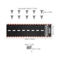 thumbnail image 4 of 1 juego de banderas a cuadros para pista de carreras, banderines de mano, suministros para fiestas de cumpleaños, 4 of 8