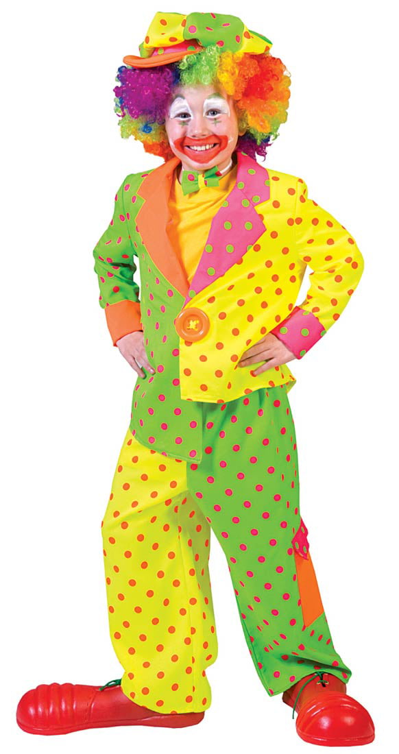 Boys Pokey Dot Clown Costume - Walmart.com