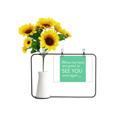 thumbnail image 1 of Verte de nuevo Tarjeta de bendición de jarrón de girasol artificial, 1 of 3