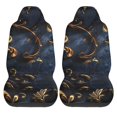 thumbnail image 2 of Fotbe Elegant Gold Scrollwork Pattern Automotive Seat Covers for Cars Trucks and SUVs – Car Seat Covers for Front Seats,Protective Seat Covers,Vehicle Seat Covers, Set of 2, 2 of 9