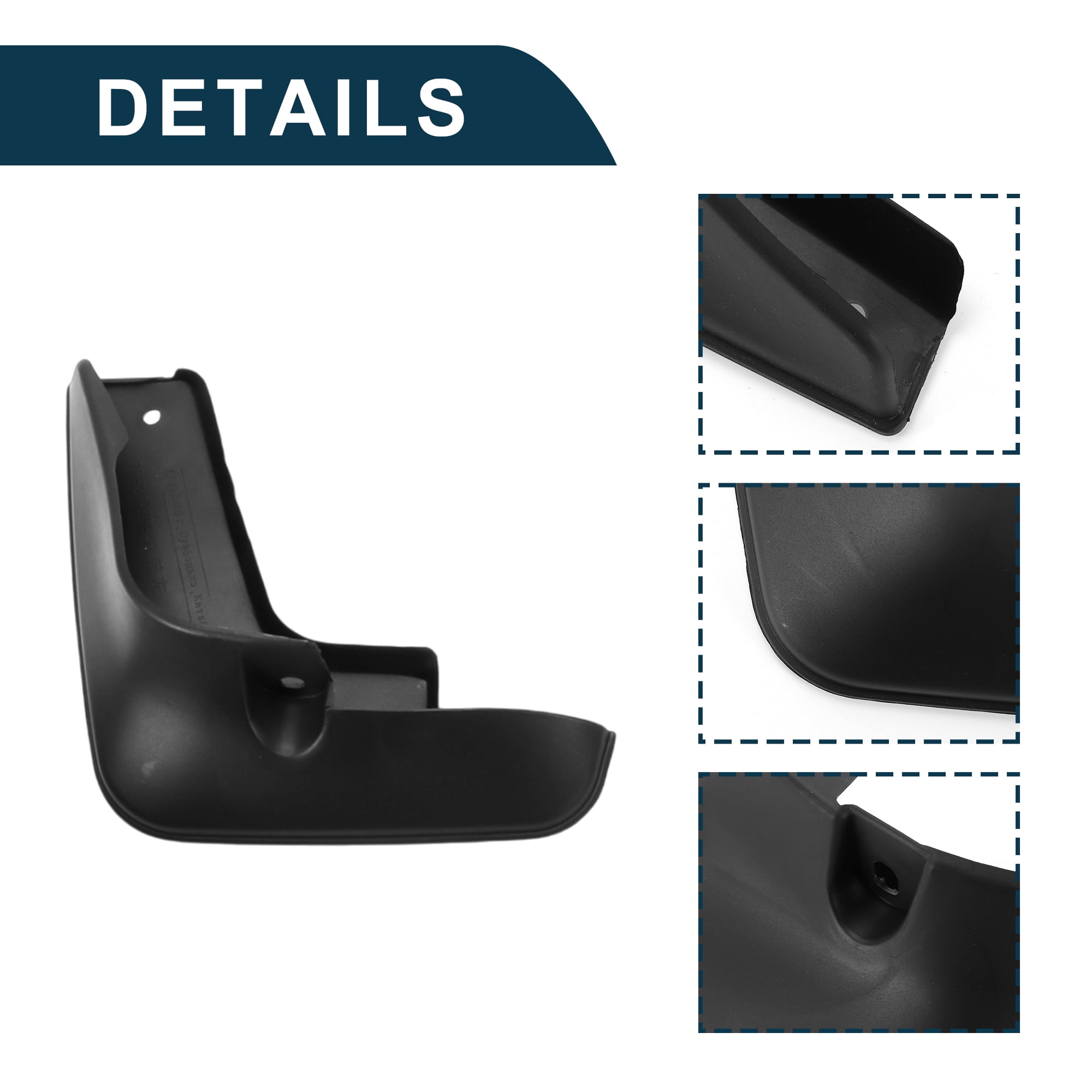 Unique Bargains 1set Mud Flaps Splash Guards for Toyota Avalon/ Premio 2001-2006 Front & Rear Mud Guards W/Mount Accessories