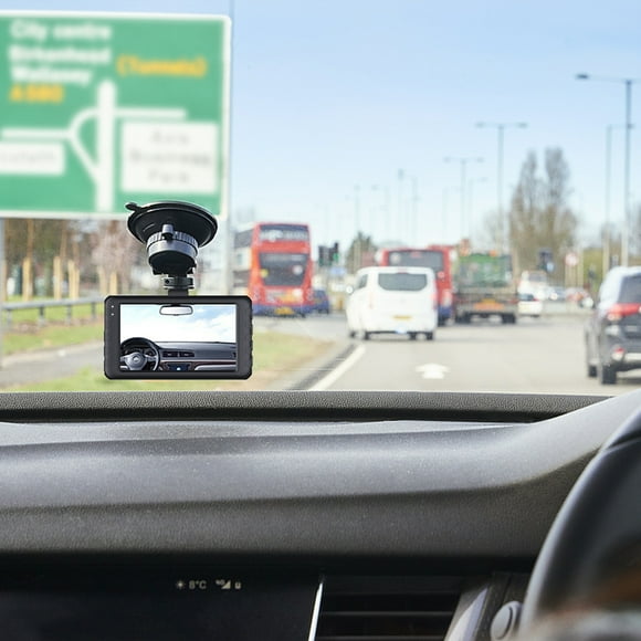 Dvkptbk Gravity Induction with Microphone Metal HD Dual Recording Large Screen Driving Recorder Driving Recorder Car Accessories on Clearance