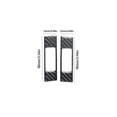 thumbnail image 3 of Real Bright Soft Car Interior Carbon Fiber Sticker Decoration2Pcs Carbon Fiber Interior Climate Console Cover For Cadillac CTS 2003-07Auto Car Protection Interior Accessories, 3 of 8