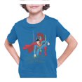 thumbnail image 3 of Playera Fan Army Superman Talla 10 pow manga corta azul turquesa, 3 of 4