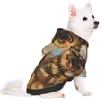 thumbnail image 2 of Fotbe Farm Corgi German Shepherd Sudadera con Estampado para Perros Pequeños – Suéter con Capucha para Mascotas, Tela Suave de Forro Polar con Bolsillo-Small, 2 of 7