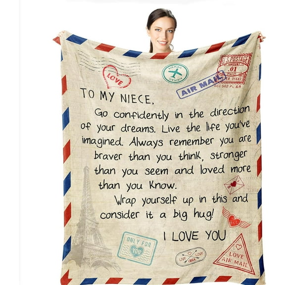 LHSHID Gifts for Girlfriend Blanket Birthday Gift from Boyfriend Romantic Gifts for Her Valentine's Day for Her Girlfriend Anniversary Present GF Birthday Graduation Gift Ideas 30x40in