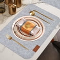 thumbnail image 4 of Imprescindibles para una mesa elegante, manteles individuales de fieltro impermeables, paquete de 18, manteles individuales antideslizantes que no se vuelcan para una cena elegante, protegen su mesa, 4 of 5