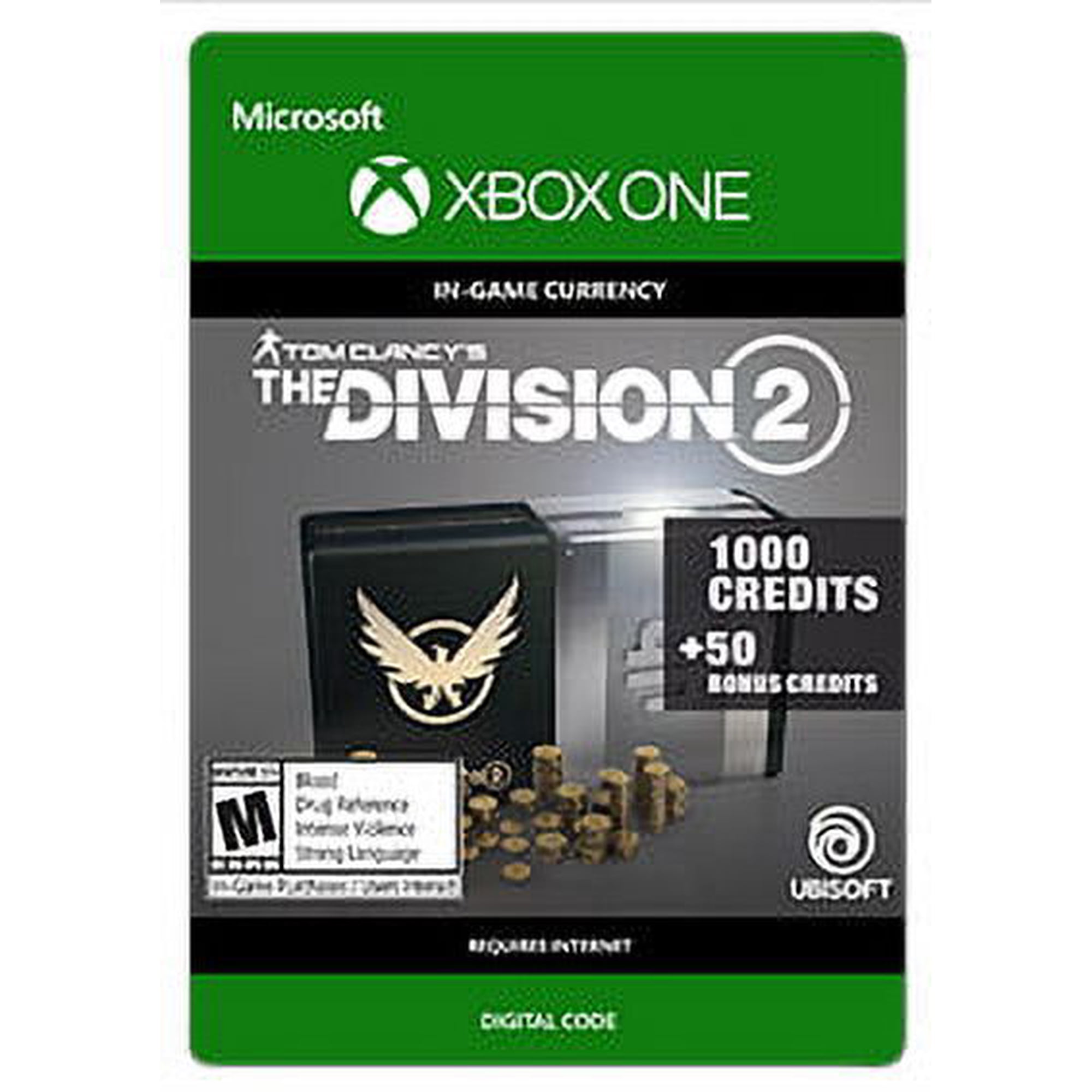 Microsoft Tom ClancyS The Division 2 1050 Premium Credits Pack - Xbox One Digital