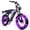 Purple, variant on ESKUTE V300 Electric Dirt Bike for Adults & Teens, 48V 41.6Ah Removable Battery, 30+MPH 1500W Motor, NFC Unlock, 20" x 4.0" Fat Tires, 7-Speed Black, UL2849