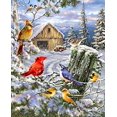 thumbnail image 1 of Springbok Puzzles - Frosty Morning Song - 1000 Piece Jigsaw Puzzle - Large 30 Inches by 24 Inches Puzzle - Made in USA - Unique cut Interlocking Pieces, 1 of 5