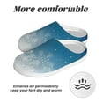 thumbnail image 6 of Picia Christmas Snowflakes for Women's Lamb-hug Comfy Fleece House Slippers Memory Foam, Slip-on House Shoes Indoor Outdoor-37/38, 6 of 7