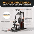 thumbnail image 2 of BalanceFrom Multifunctional Home Gym Workout Station with Floor Mat & 160 lb. Weight Stack, 2 of 10