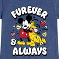 thumbnail image 3 of Disney - Furever And Always - Toddler & Youth Girls Short Sleeve Graphic T-Shirt, 3 of 5