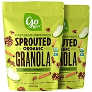 Go Raw Superfood Grain Free Granola Vegan Natural Organic, 16 Oz, Apple Cinnamon, 32 Oz (Pack of 2)