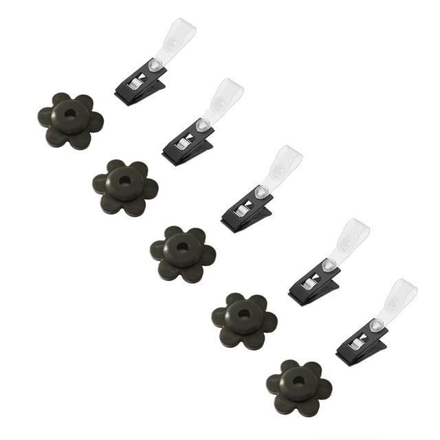 Kmbangi Ensemble de Clips Anti-Vent pour Drapeau de Jardin, Accessoires de Matériel pour Support de Mât