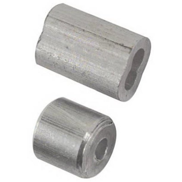 7181811,FERRULE AND STOPS,ALUMINUM ,Size In=1/16,W