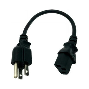Kentek 1 Feet Ft AC Power Cord Cable for 1ST Generation SONY Playstation 3 PS3 Thick Console Wall Plug line