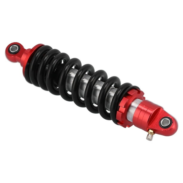 Amortiguador Universal de 11,4 pulgadas, suspensión trasera, amortiguación ajustable para moto ATV Go Karts, negro y rojo