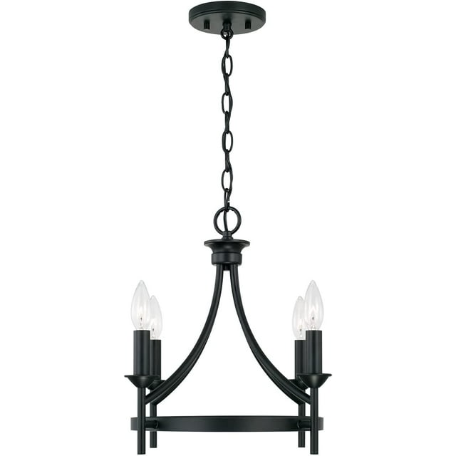 Capital Lighting 242041MB Plafonnier Semi-Encastré à 4 Lumières de 16 Pouces Noir Mat