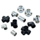 thumbnail image 2 of Conector de acero inoxidable 304, conjunto de bastidor de tubería redonda, conector, soporte en T tridimensional, accesorios de codo para rejilla de secado, 2 of 4