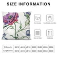 thumbnail image 6 of Acheng Summer Floral Square Pillowcases Home Decor for Bed Set of 2 Elegant Floral Bed Room Decoration White, 6 of 6
