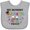 AC-Heather Grey, variant on Inktastic My Mommy Graduated and I'm Super Proud Boys or Girls Baby Bib