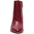 thumbnail image 2 of Franco Sarto Women's Luca Ankle Booties, Crimson Leather, Size US 10, 2 of 5