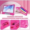 thumbnail image 2 of elitegadget Case for Onn 10.1 Inch Tablet (2024 Model) Gen 4 - Shockproof Lightweight Protective EVA Kids Kickstand Cover Case + 1 Stylus (Pink), 2 of 6