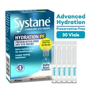 Systane Hydration Preservative Free Liquid Drops for Dry Eye Relief and Daily Use, 30 Vials