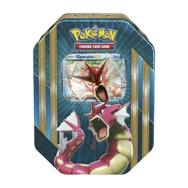 Pokemon Tcg Card Game Shiny Gyarados Ex Spring 16 Triple Power Collector S Tin Walmart Com