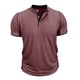 thumbnail image 4 of Usted Es Más Que una Prueba de Puntuación de la Camisa de los Hombres de Color Sólido Se Levantan Cuello Blusa, Casual de Manga Corta Botón de los Hombres Camisas con Mezcla Suave de Viscosa, Ligero, 4 of 7
