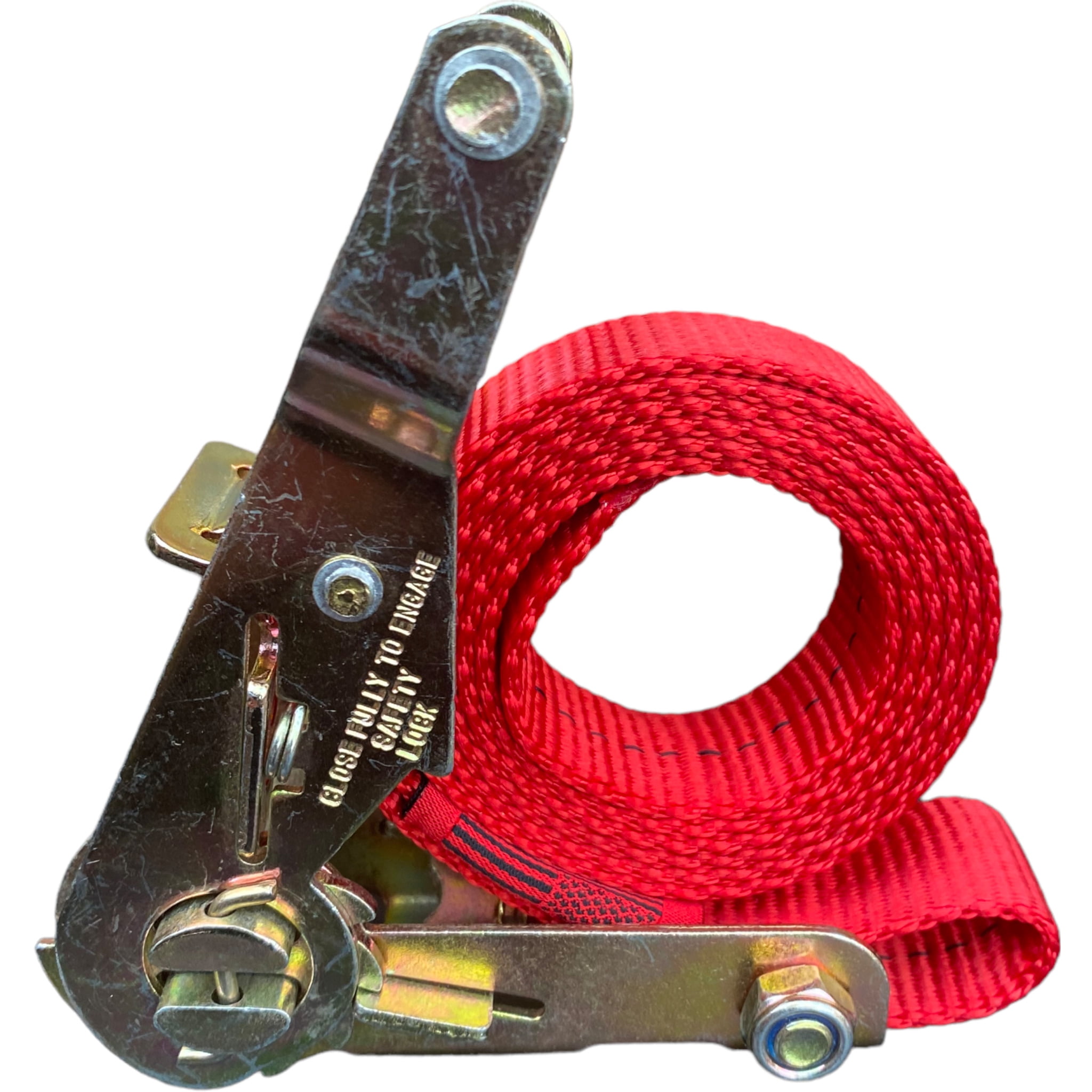 1" x 4 Ft Endless Ratchet Strap 4 PACK | R104END Color: White