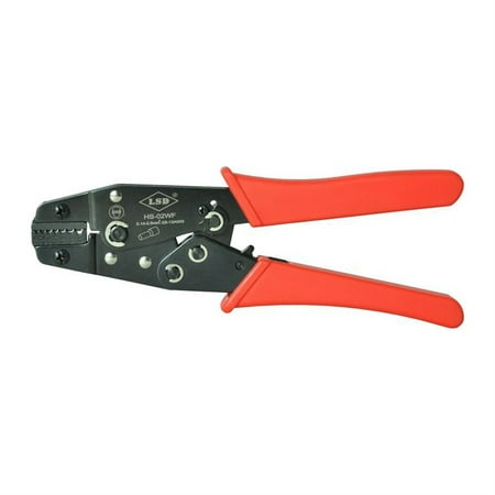 

Ratchet Crimping Plier for Cable Ferrules 0.14-2.5mm² Crimper Mini Crimping Tool -------- Easy to Grip