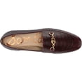 thumbnail image 5 of Sam Edelman Loraine Bordeaux Leather Fashion Rounded Toe Slip On Loafers (Bordeaux, 6.5), 5 of 6