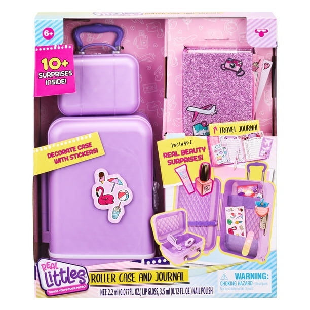 Real Littles Micro Roller Case + Journal with 11 Surprises