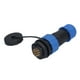 thumbnail image 2 of Conector Industrial Macho Hembra, Enchufe De Aviación IP68 De Montaje En Panel Eléctrico De Metal 5A Para Equipos De Iluminación LED Para Cable Para Energía Luminosa, 2 of 7
