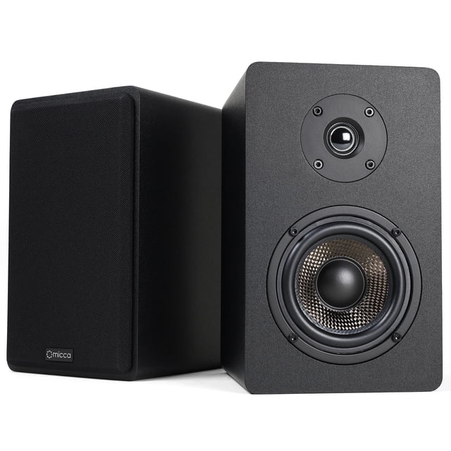 Par de altavoces de estantería Micca MB42X Advanced de 2 vías negros
