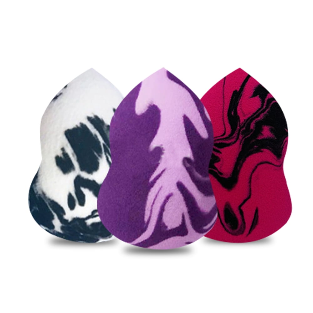 3 Pcs Éponge Beauté en Forme de Gourde Oeuf Houppette Visage Douce Houppette Beauté Outil de Maquillage Éponge