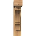 thumbnail image 2 of Ekena Millwork 5 1/2"W x 24"D x 24"H Balboa Block Smooth Bracket w/ Offset Brace, Western Red Cedar, 2 of 25