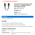 thumbnail image 2 of Front Shock Coil Spring Sway Bar Link Kit 4 Piece - Compatible with 2015 - 2020 Cadillac Escalade 2016 2017 2018 2019, 2 of 2