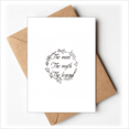 thumbnail image 1 of Man Legendary Wreath Hand-painted Greeting Cards You are Invited Invitations, 1 of 3