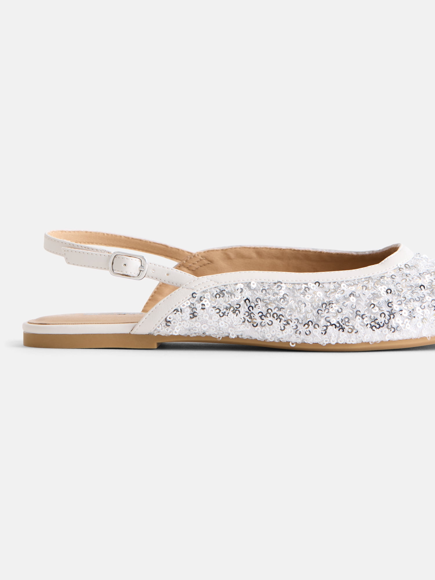 Weekend Academy Girls Sparkly Slingback Flats