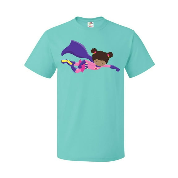 Inktastic African American Girl, Cape, Superhero Girl T-Shirt