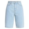 thumbnail image 3 of No Boundaries Men's Denim Shorts, 100% Cotton, 14 oz, 12" Inseam, Sizes 28-44, 3 of 6