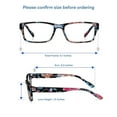 thumbnail image 5 of Readerest Blue Light Blocking Reading Glasses Floral 000 Magnification, 5 of 6