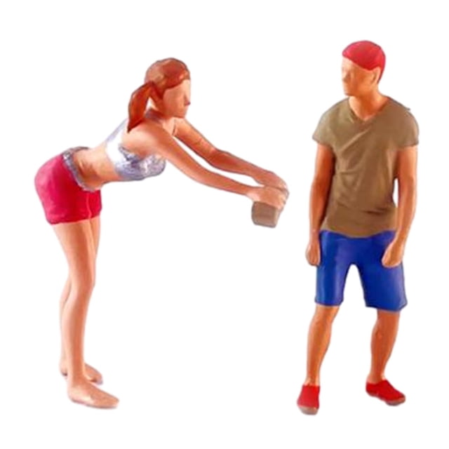 Figuras de personas en miniatura a escala 1/64, Diorama, figuras de hombre, tren, parque, calle, figuras de personas, manualidades DIY para decoración