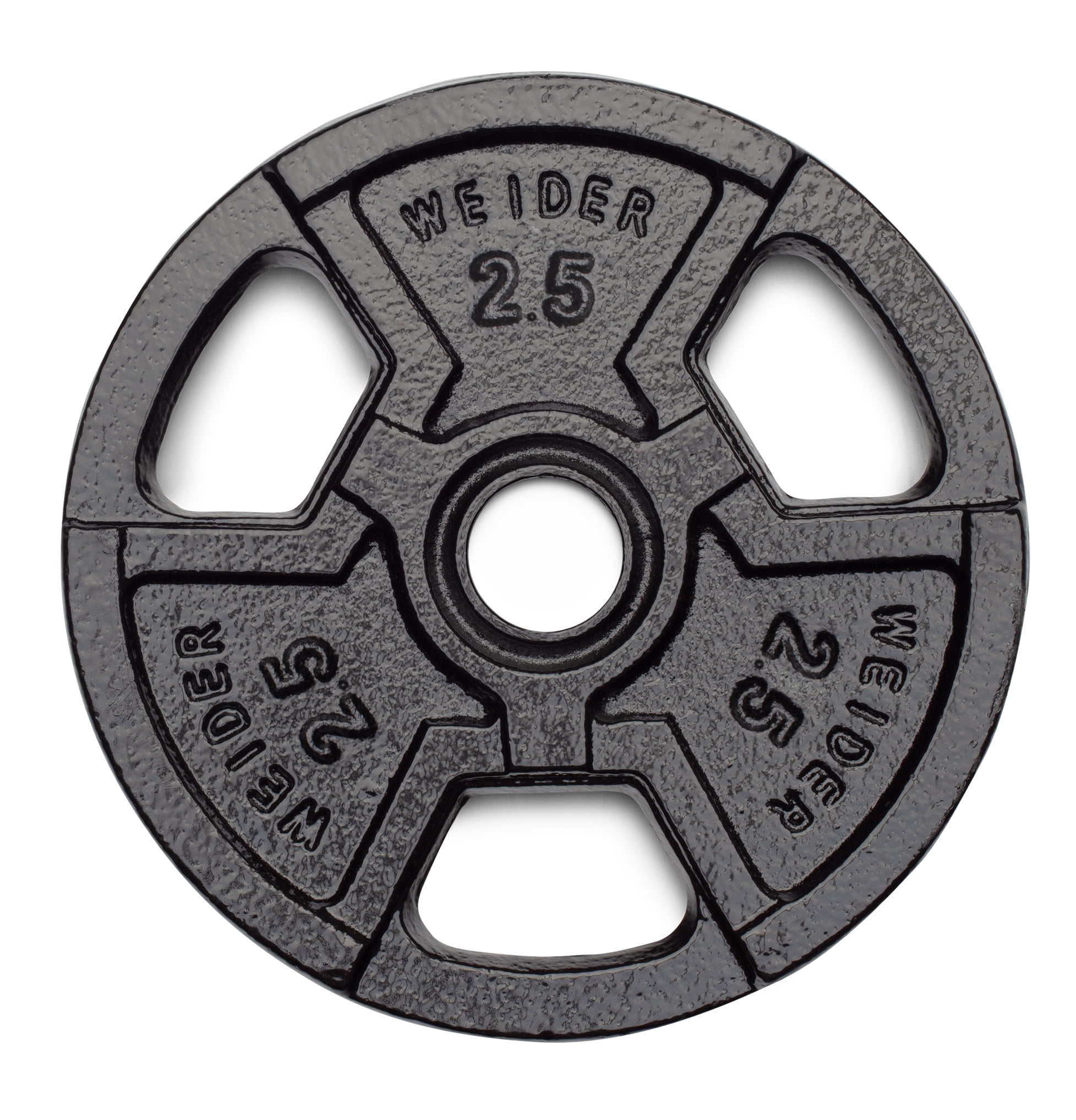 Weider Standard Weight Plate, 2.5lbs. With Black Hammertone Finish - 2.5lbs